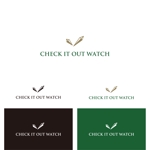 途理tori. (toritoritori3)さんの高級腕時計の買取・卸会社「check it out watch」のロゴ制作への提案