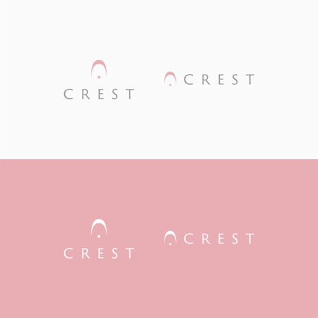 D . l a b o (becky_)さんのネイルサロン「CREST」のロゴ依頼への提案