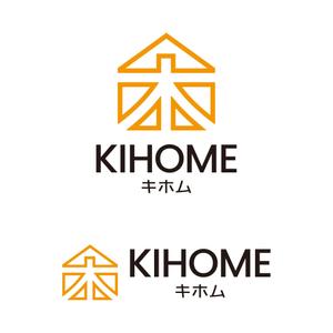 tsujimo (tsujimo)さんの商品型住宅　木の家　「KIHOME」（キホム）のロゴマーク大募集への提案