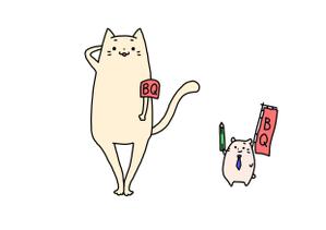 りょーきち ()さんの電子出版社のキャラクター（ネコ＆ハムスター）への提案