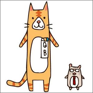 HKR ()さんの電子出版社のキャラクター（ネコ＆ハムスター）への提案