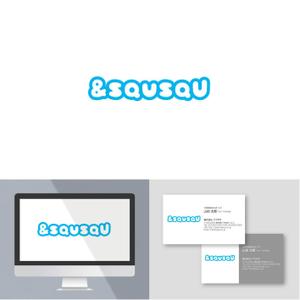 angie design (angie)さんのベビー用品ブランド【＆SQUSQU (アンドスクスク)】のロゴ制作への提案