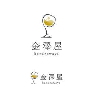 marutsuki (marutsuki)さんのイタリアンレストラン【金澤屋】のロゴへの提案