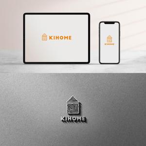 oldnewtown. (oldnewtown)さんの商品型住宅　木の家　「KIHOME」（キホム）のロゴマーク大募集への提案