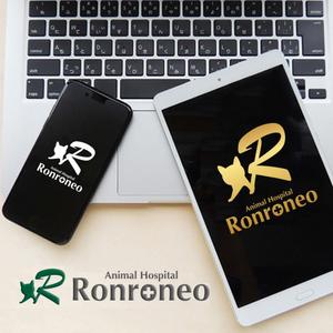 KOZ-DESIGN (saki8)さんの動物病院「Ronroneo」(ロンロネオ)のロゴへの提案