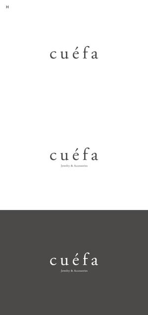 wato (wato1)さんのアクセサリーブランド（Instagram）「cuéfa」のロゴへの提案