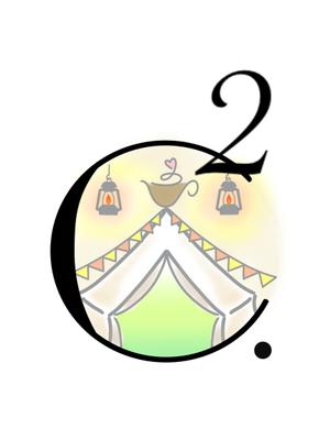 takemoto_kanakoさんのインドアキャンプコンセプトカフェ「C２．」のロゴへの提案