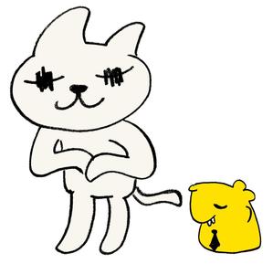 sgk8299さんの電子出版社のキャラクター（ネコ＆ハムスター）への提案