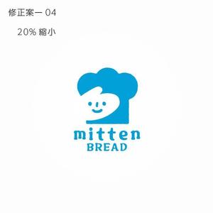 ns_works (ns_works)さんのパン屋さん　ＭＩＴＴＥＮ　ＢＲＥＡＤ（ミトンブレッド）のロゴへの提案