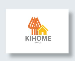 IandO (zen634)さんの商品型住宅　木の家　「KIHOME」（キホム）のロゴマーク大募集への提案