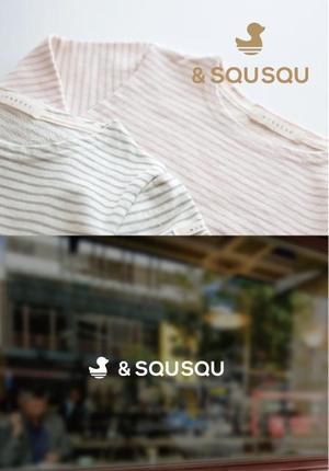 KR-design (kR-design)さんのベビー用品ブランド【＆SQUSQU (アンドスクスク)】のロゴ制作への提案