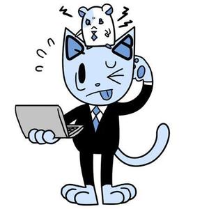 NZi (alt127)さんの電子出版社のキャラクター（ネコ＆ハムスター）への提案