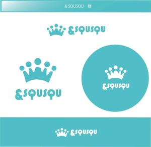FISHERMAN (FISHERMAN)さんのベビー用品ブランド【＆SQUSQU (アンドスクスク)】のロゴ制作への提案