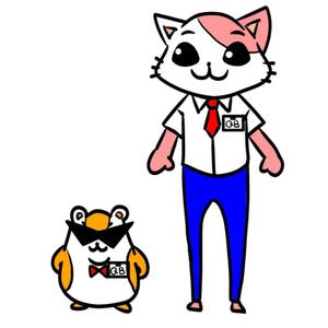 guratan13 (guratan13)さんの電子出版社のキャラクター（ネコ＆ハムスター）への提案