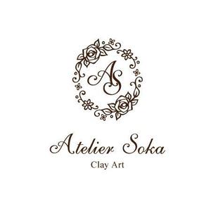 ナカムラ*コウ (studioWB)さんのお花やミニチュア雑貨製作を手がけるクレイアート（樹脂粘土）工房のロゴ制作への提案