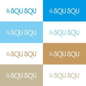 m_flag (matsuyama_hata)さんのベビー用品ブランド【＆SQUSQU (アンドスクスク)】のロゴ制作への提案