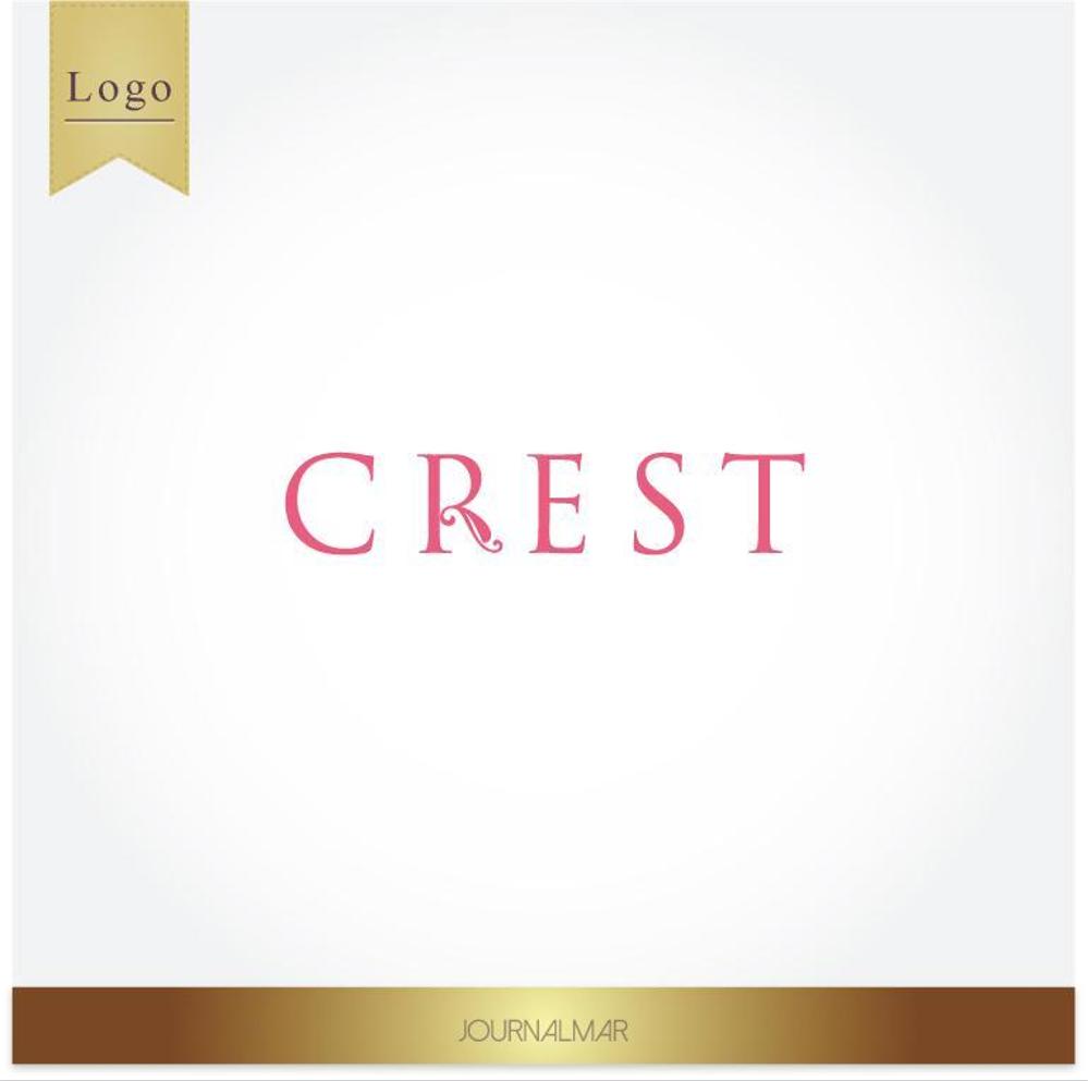 ネイルサロン「CREST」のロゴ依頼