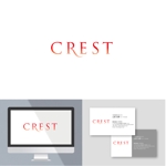 angie design (angie)さんのネイルサロン「CREST」のロゴ依頼への提案
