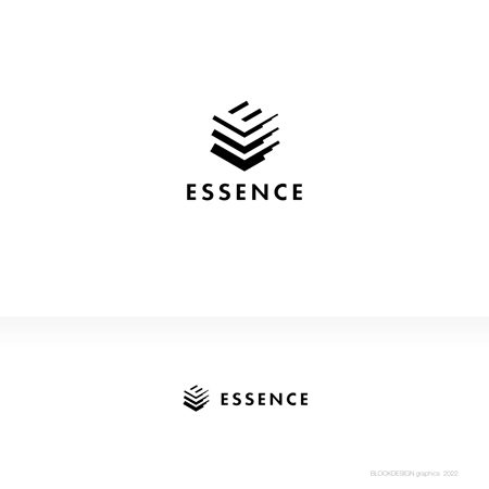 BLOCKDESIGN (blockdesign)さんの本質を追求したい会社「ESSENCE」のロゴ作成への提案