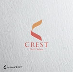 Morinohito (Morinohito)さんのネイルサロン「CREST」のロゴ依頼への提案
