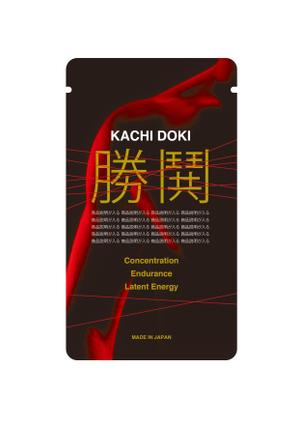 NICE (waru)さんのタウリンサプリメント「勝鬨 KACHI DOKI」のパッケージ製作への提案