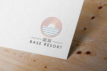 ta (gatya)さんの鋸南 BASE RESORTのロゴ作成 への提案