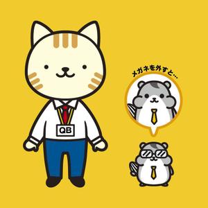 吉翔 (kiyosho)さんの電子出版社のキャラクター（ネコ＆ハムスター）への提案