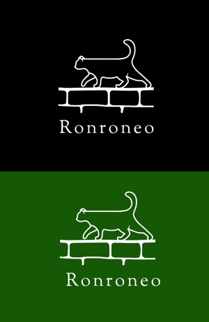 yuu--ga (yuu--ga)さんの動物病院「Ronroneo」(ロンロネオ)のロゴへの提案