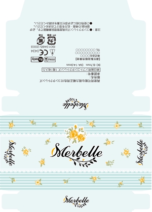 プリントファクトリーデザインスタジオ (printfactory)さんのカラーコンタクト「Merbelle」のパッケージデザインへの提案