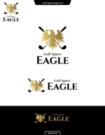 queuecat (queuecat)さんの「Golf Space Eagle(ゴルフスペースイーグル)」のロゴ作成への提案