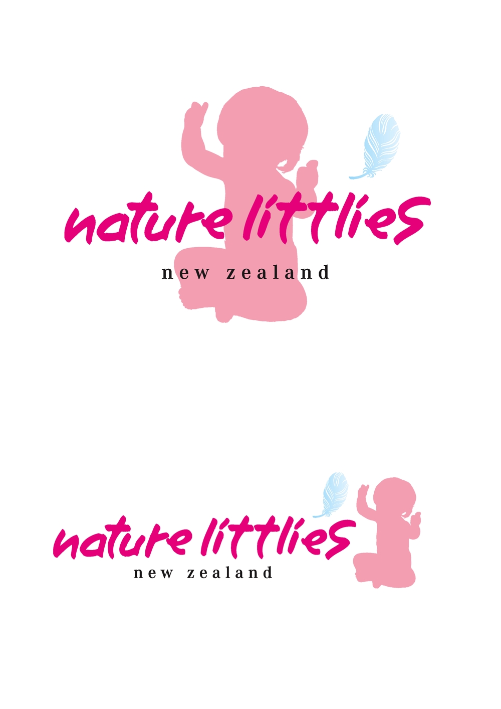 乳児向け子供服のロゴマークの製作