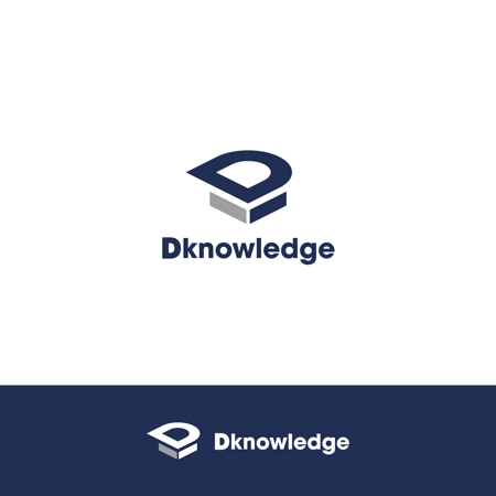 tsugami design (tsugami130)さんのデータ分析・AIツール制作・コンサルティング「Dknowledge」のロゴへの提案