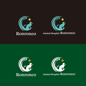 kcd001 (kcd001)さんの動物病院「Ronroneo」(ロンロネオ)のロゴへの提案