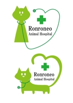 サーヘー (kouhei-tk)さんの動物病院「Ronroneo」(ロンロネオ)のロゴへの提案