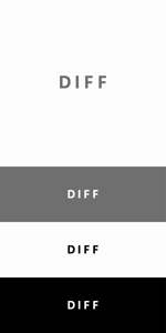 designdesign (designdesign)さんの男性用化粧品ブランド「DIFF」のロゴへの提案