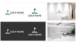 山田デザイン室 (yamadalan)さんのインドアゴルフレッスン「GOLF WAVE」のロゴへの提案