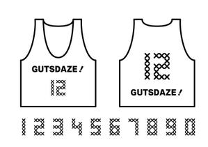 arie (arie7)さんのスポーツで使用するビブスの数字と文字をデザインしてください。への提案