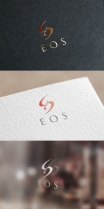 mogu ai (moguai)さんの美容室運営会社の「EOS」のロゴへの提案