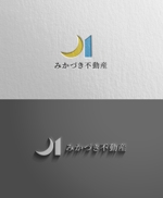 ヒロユキヨエ (OhnishiGraphic)さんの不動産屋「みかづき不動産」の会社ロゴへの提案
