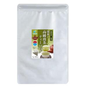 outline84 (outline84)さんの【シリーズ化のため継続依頼あり】静岡県産 深蒸し煎茶ティーバッグの商品ラベルデザインへの提案