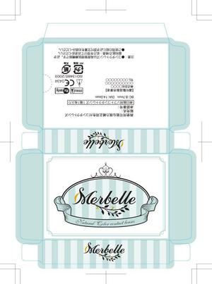 makomacaron (showd)さんのカラーコンタクト「Merbelle」のパッケージデザインへの提案