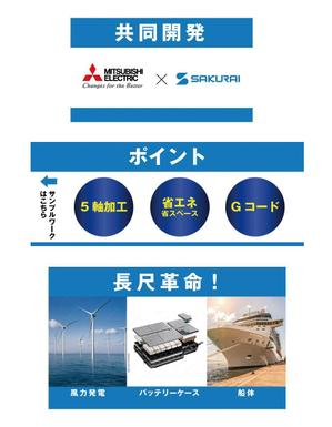 supporters (tokyo042)さんの工作機械の展示会の壁面デザイン作成依頼への提案
