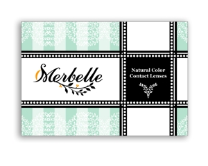 ante07さんのカラーコンタクト「Merbelle」のパッケージデザインへの提案