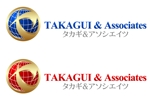 さんの個人コンサル業「タカギ&アソシエイツ　TAKAGUI & Associates」のロゴ作成への提案