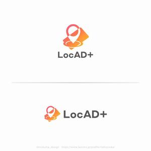 shirokuma_design (itohsyoukai)さんのサービス開始5周年を迎えた位置情報広告サービス「LocAD+」のロゴ作成への提案