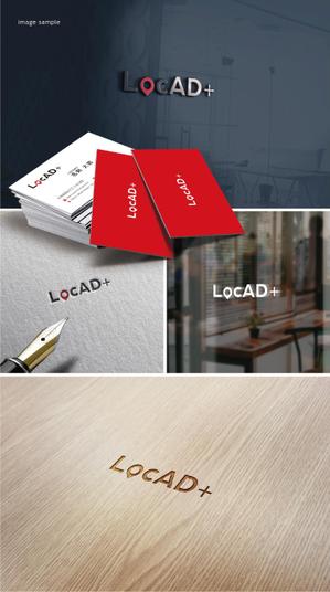 shibamarutaro (shibamarutaro)さんのサービス開始5周年を迎えた位置情報広告サービス「LocAD+」のロゴ作成への提案