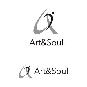 田中　威 (dd51)さんのNFTアートを提供する事業会社「Art&Soul 」のブランドロゴへの提案