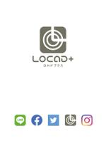 taka design (taka_design)さんのサービス開始5周年を迎えた位置情報広告サービス「LocAD+」のロゴ作成への提案
