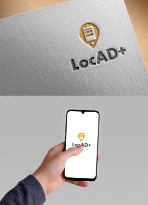 清水　貴史 (smirk777)さんのサービス開始5周年を迎えた位置情報広告サービス「LocAD+」のロゴ作成への提案