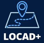 aki3455さんのサービス開始5周年を迎えた位置情報広告サービス「LocAD+」のロゴ作成への提案